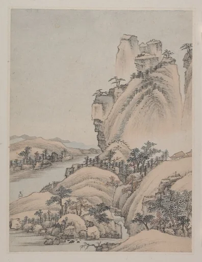 清　蕭雲從　山水圖　冊|Landscapes