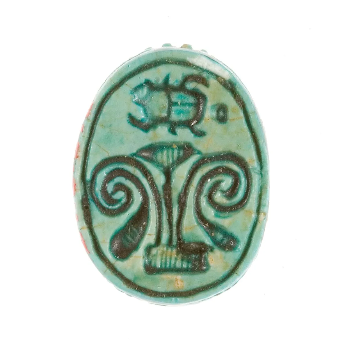 Scarab Inscribed with a Hieroglyphic Motif — Unknown