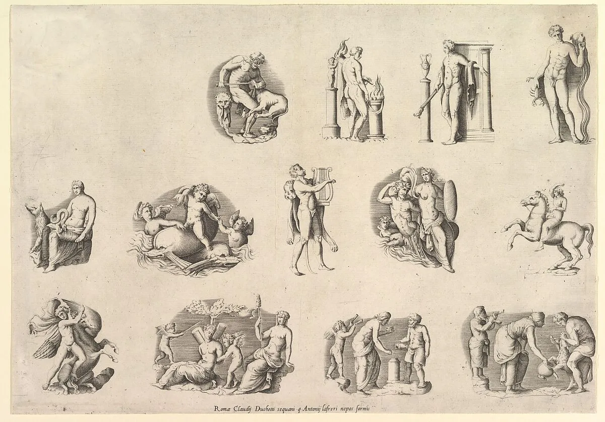 Speculum Romanae Magnificentiae: Subjects after Antique Cameos and Gems — Enea Vico|Claudio Duchetti|Antonio Lafreri|Battista Franco|Anonymous, Italian, 16th century