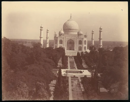 View of the Taj Mahal from the Gate, Agra