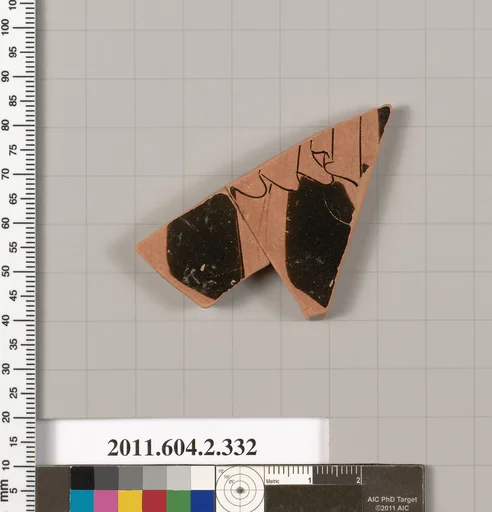 Terracotta fragment of a column-krater (bowl for mixing wine and water)