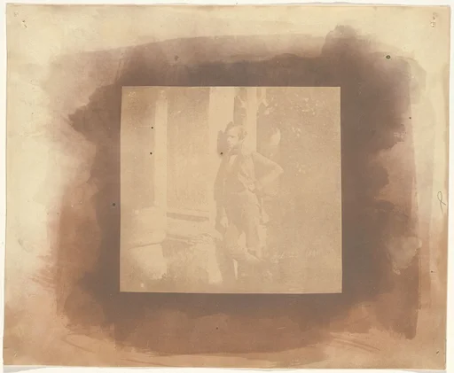 Nicolaas Henneman in the Cloisters at Lacock Abbey