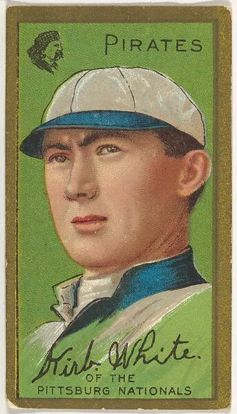 Kirb White, Pittsburgh Pirates, National League, from the "Baseball Series" (Gold Borders) set (T205) issued by the American Tobacco Company — American Tobacco Company