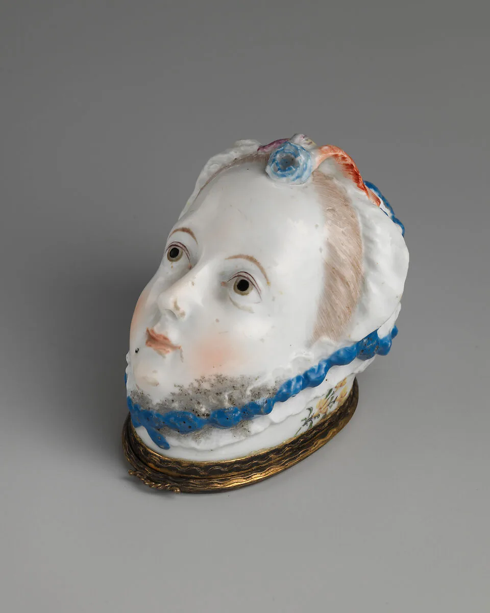 Lady's head — Chelsea Porcelain Manufactory