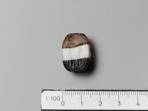 Agate scarab