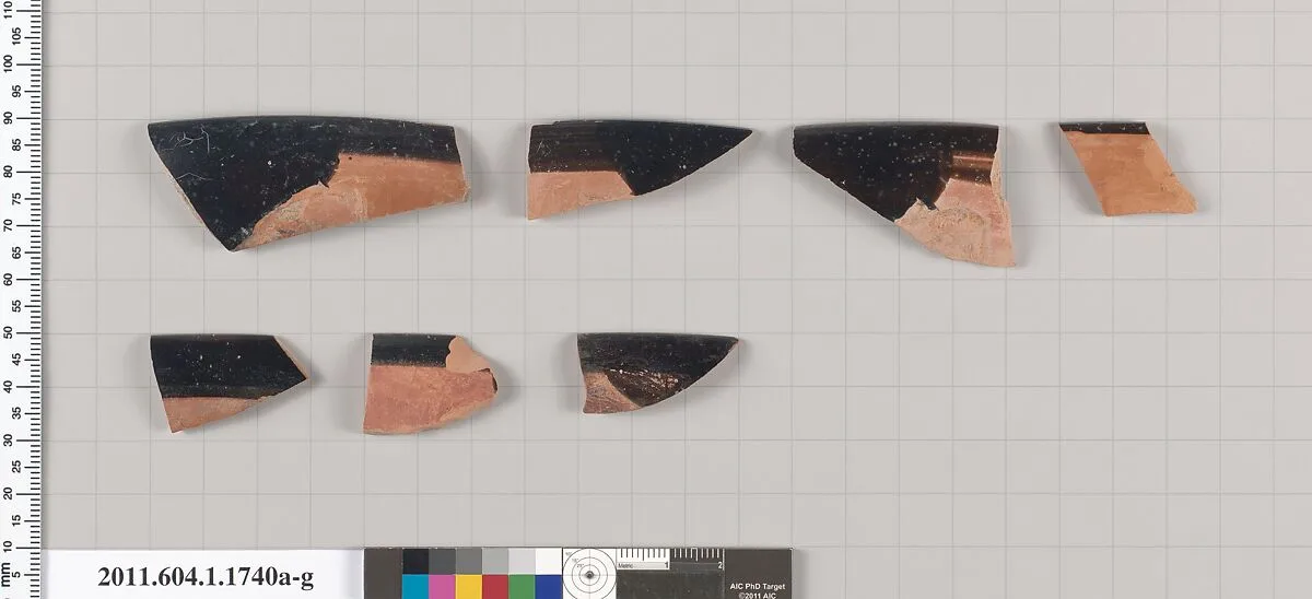 Terracotta rim fragments of kylikes (drinking cups) — Unknown