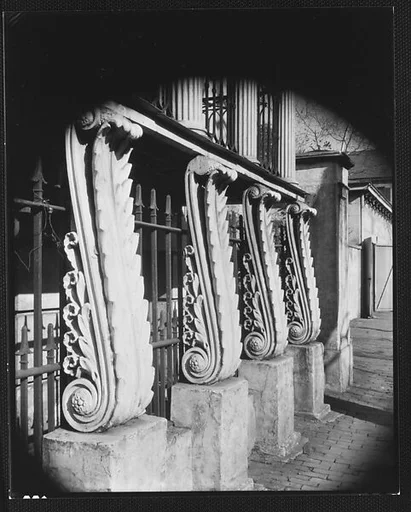 [Acanthus Scrollwork on Façade of Richard Richardson House, Savannah, Georgia]