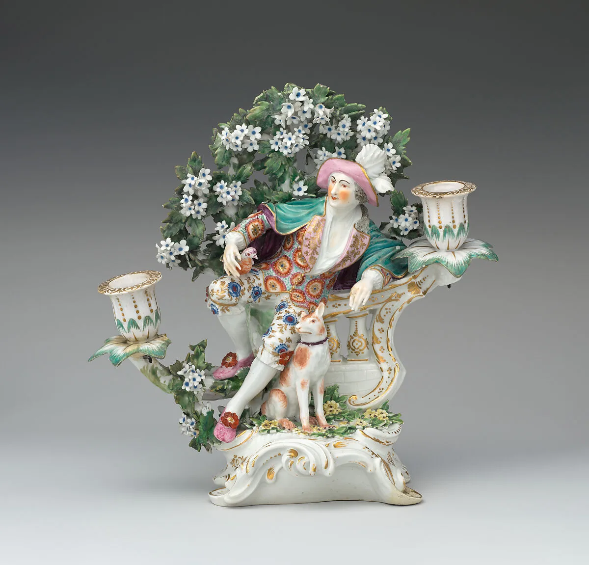 Candelabrum (one of a pair) — Derby Porcelain Manufactory