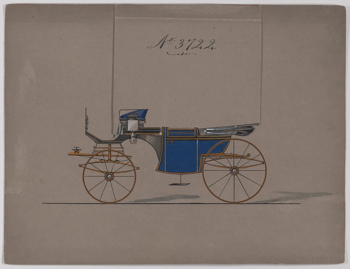 Design for Landaulet, no. 3722 — Brewster & Co.