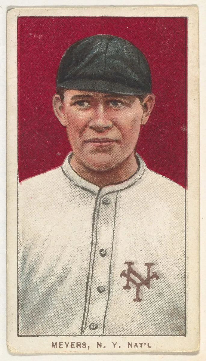 Meyers, New York, National League, from the White Border series (T206) for the American Tobacco Company — American Tobacco Company