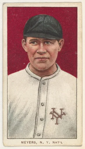 Meyers, New York, National League, from the White Border series (T206) for the American Tobacco Company