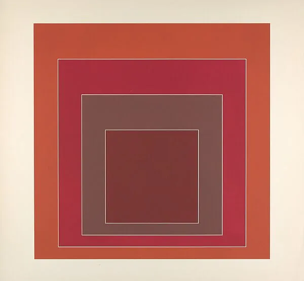 Proof for White Line Square series — Josef Albers|Gemini G.E.L.|Kenneth E. Tyler