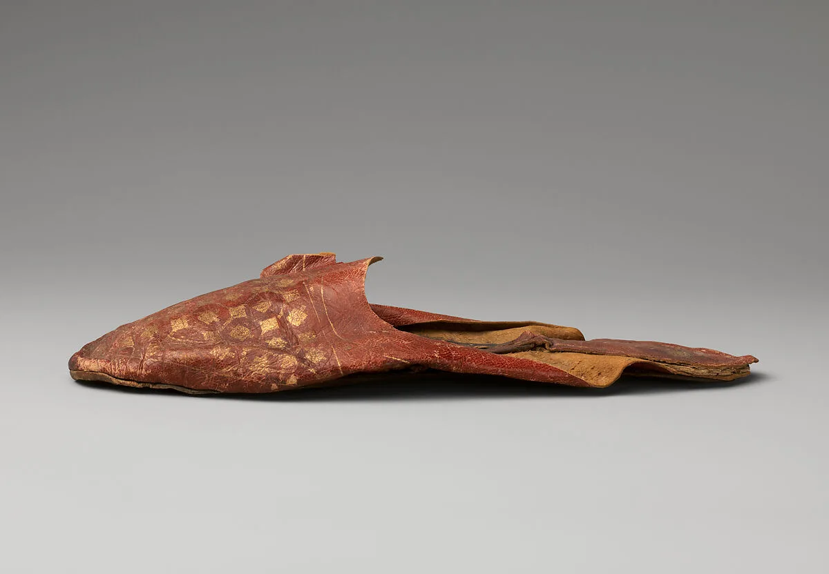 Leather Shoe with Gilded Decoration — Unknown