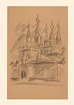 Preparatory sketch for paintings depicting the history of the Crown of the Andes