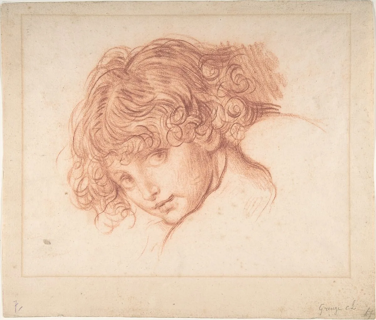 Girl's Head — Jean-Baptiste Greuze
