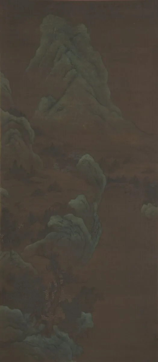 明 佚名 秋林讀易圖 軸|Mountain Scenery — Unidentified artist
