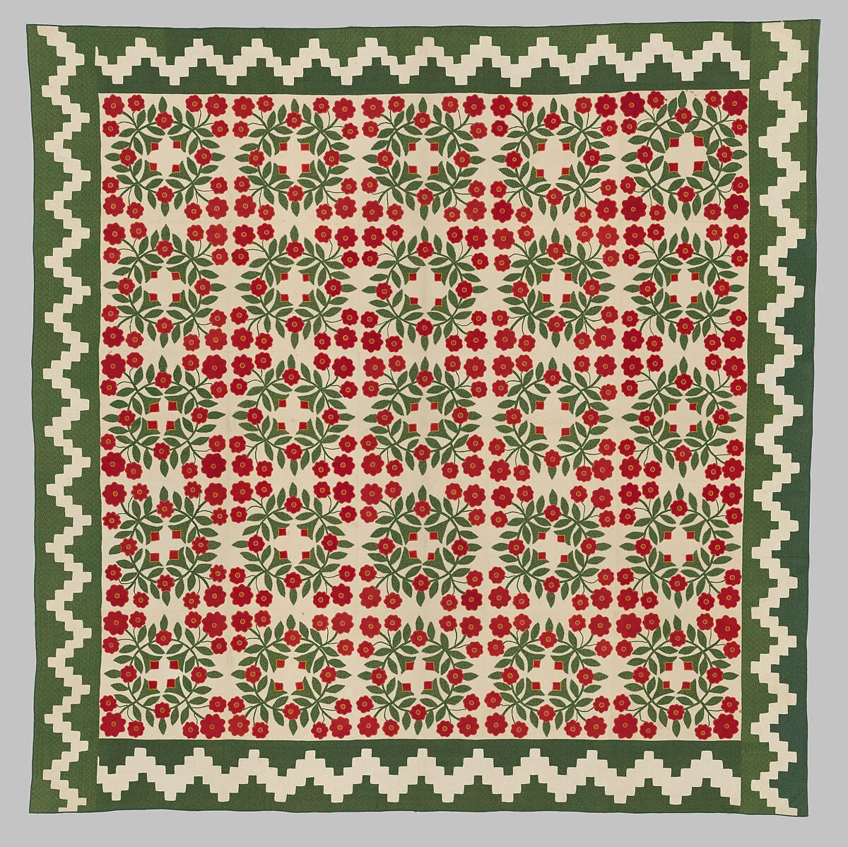 Rose Wreath Quilt — Unknown