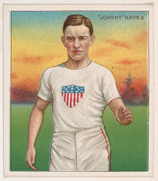 John J. Hayes, Track and Field, from Mecca & Hassan Champion Athlete and Prize Fighter collection, 1910 — Mecca Cigarettes