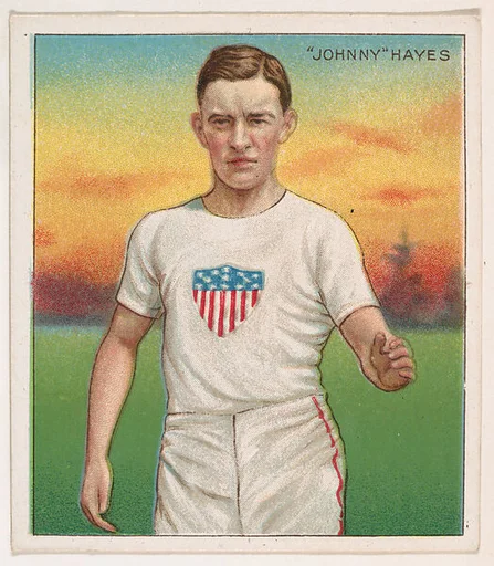 John J. Hayes, Track and Field, from Mecca & Hassan Champion Athlete and Prize Fighter collection, 1910