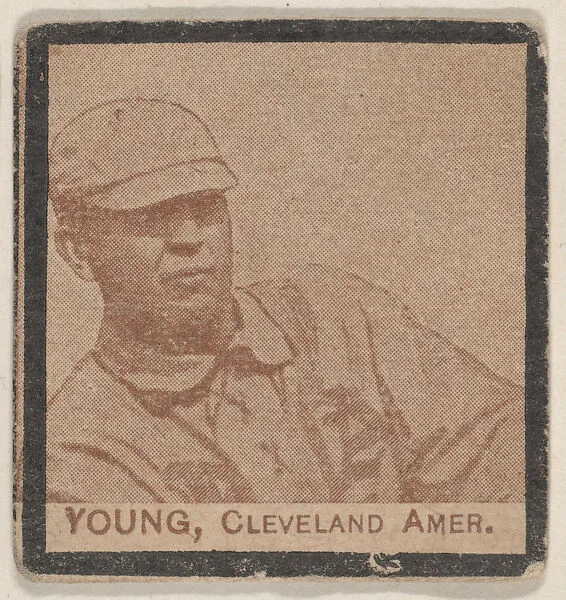 Young, Cleveland Amer. from the Jay S. Meyer Base Ball Snap Shots candy series (W555) — Jay S. Meyer Confectioners, Philadelphia