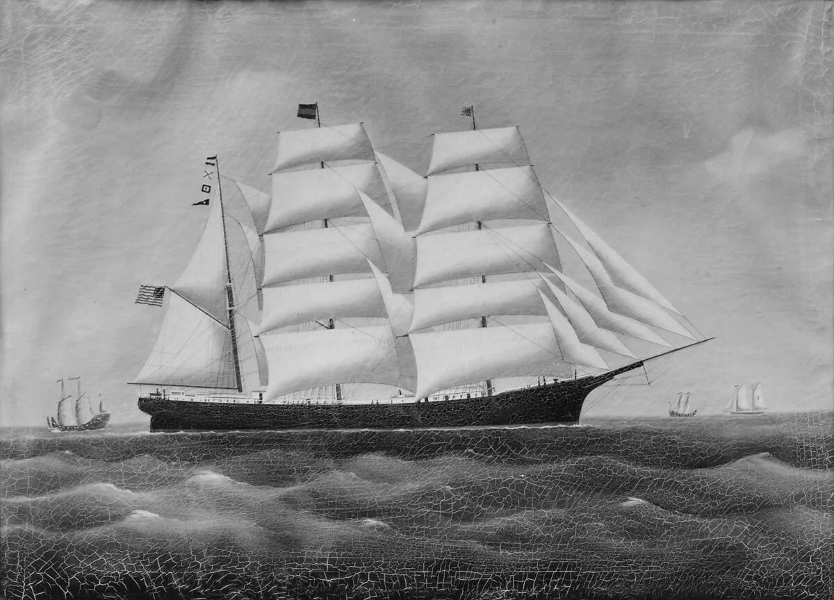 The Ship "John W. Brewer" — Chinese Painter