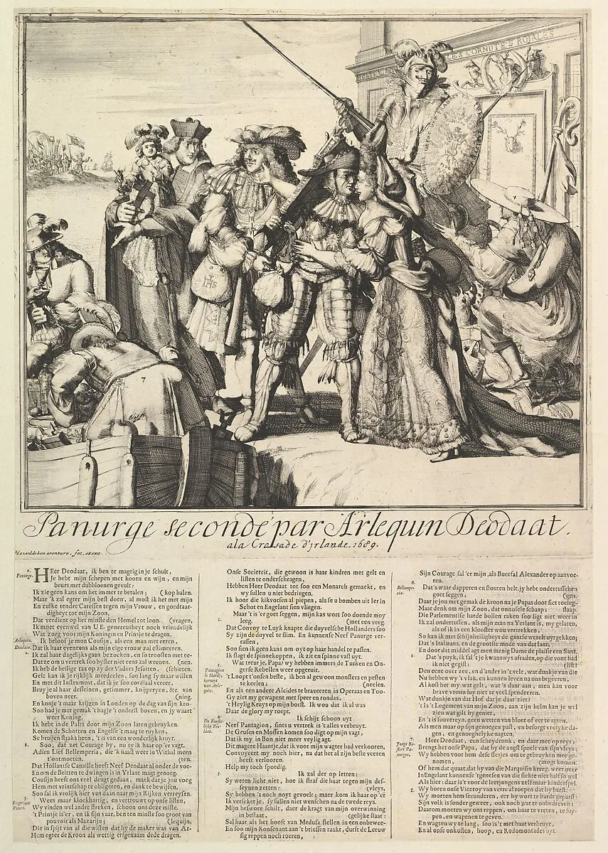 Panurge secondé — Romeyn de Hooghe
