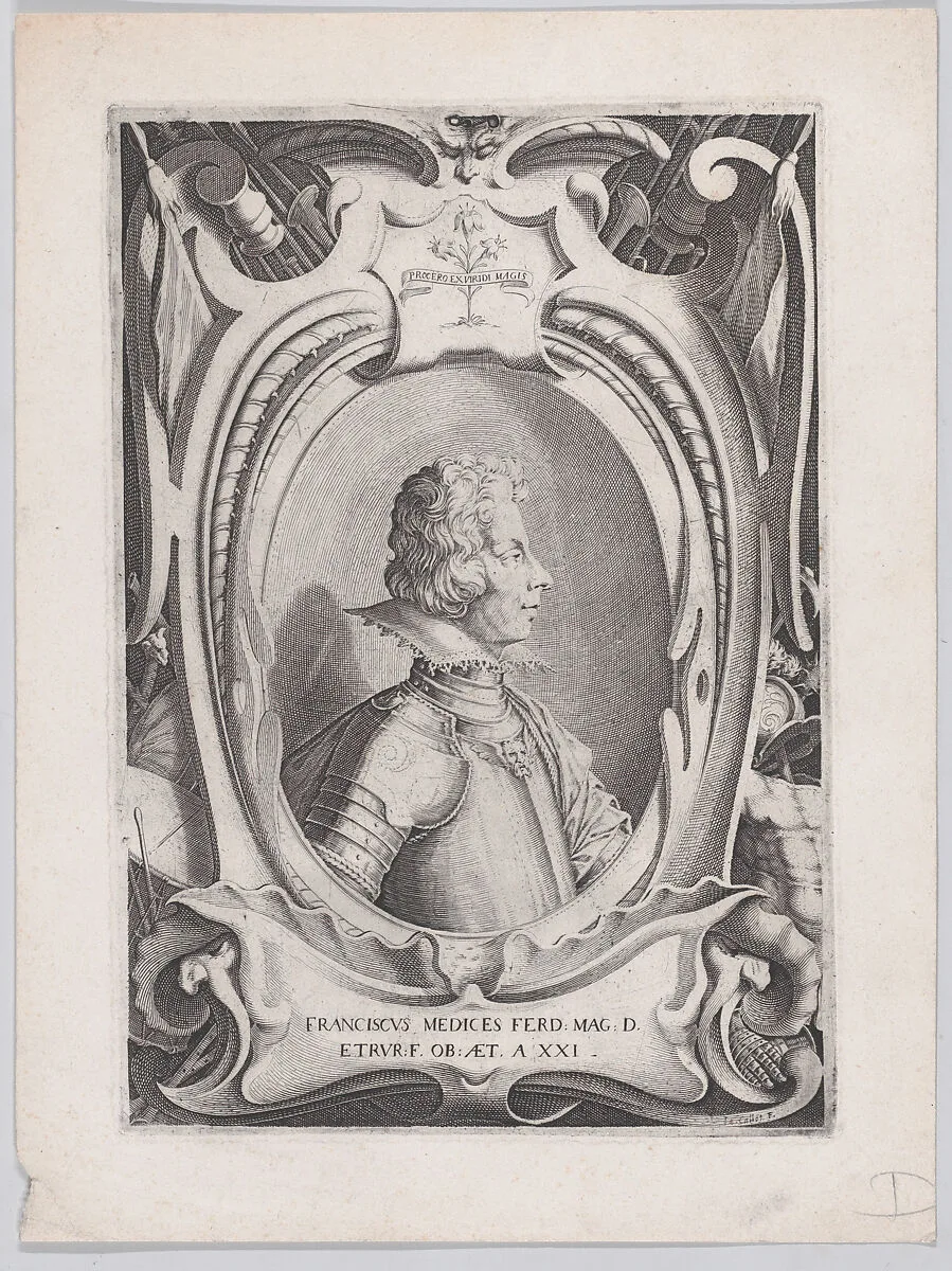 Portrait of Francesco de' Medici — Jacques Callot|Francesco de' Medici, Grand Duke of Tuscany