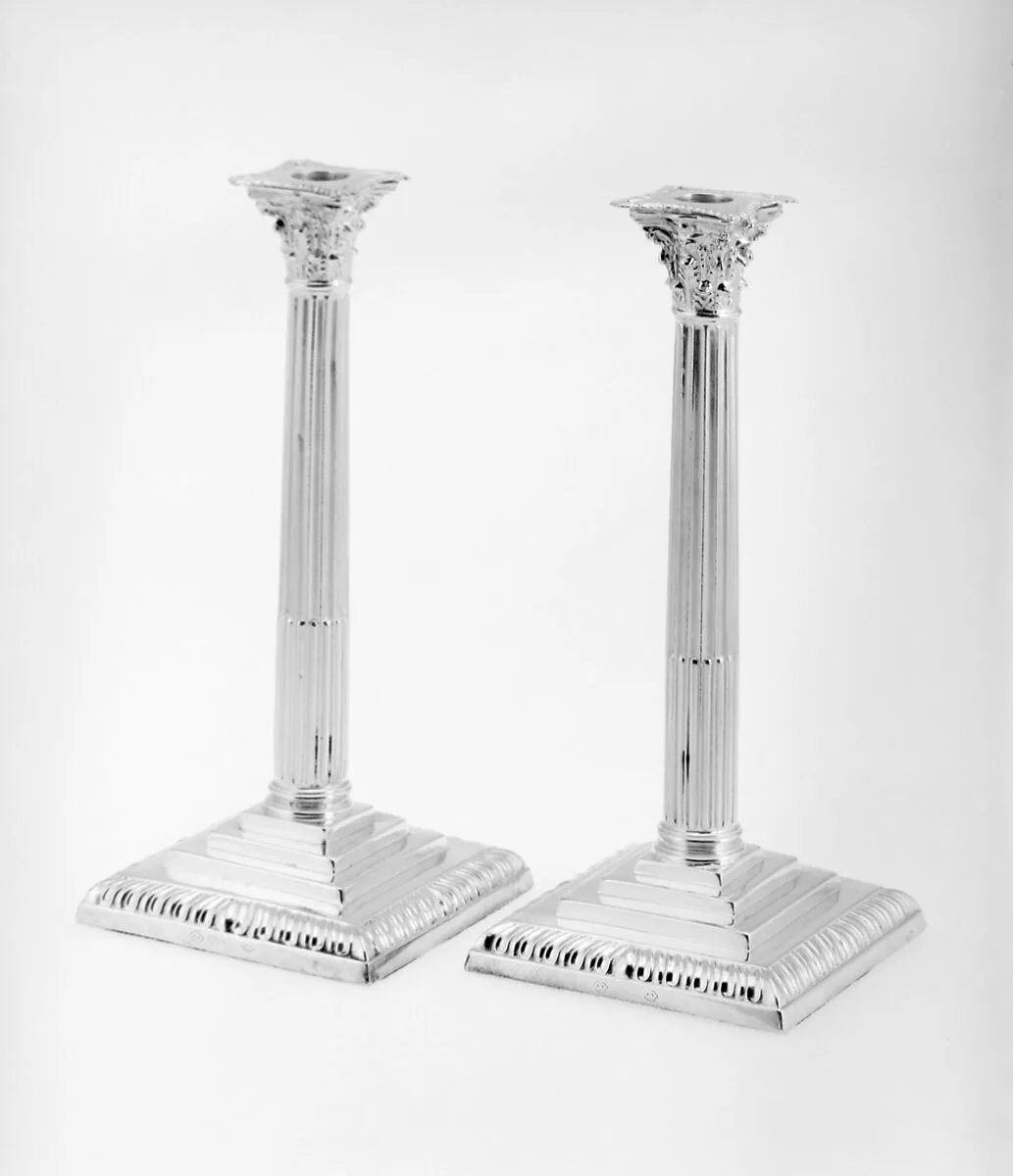 Pair of tapersticks — Unknown