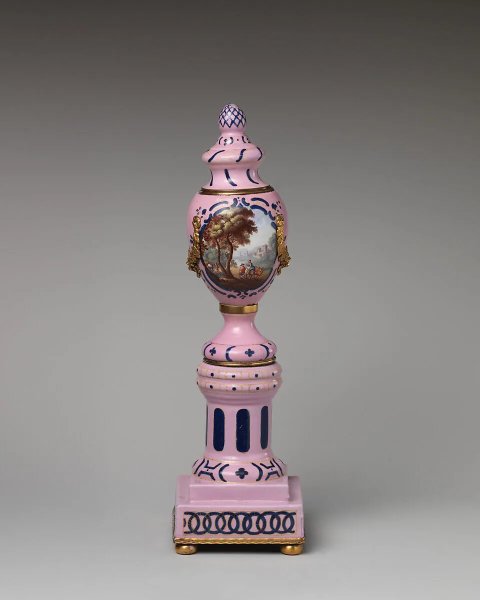 Cassolette with cover (one of a pair) — Unknown