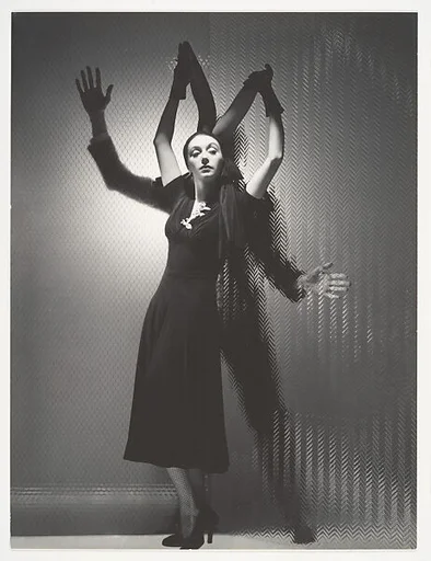 [Toni Sorel in Fashion Photograph for Harper's Bazaar]