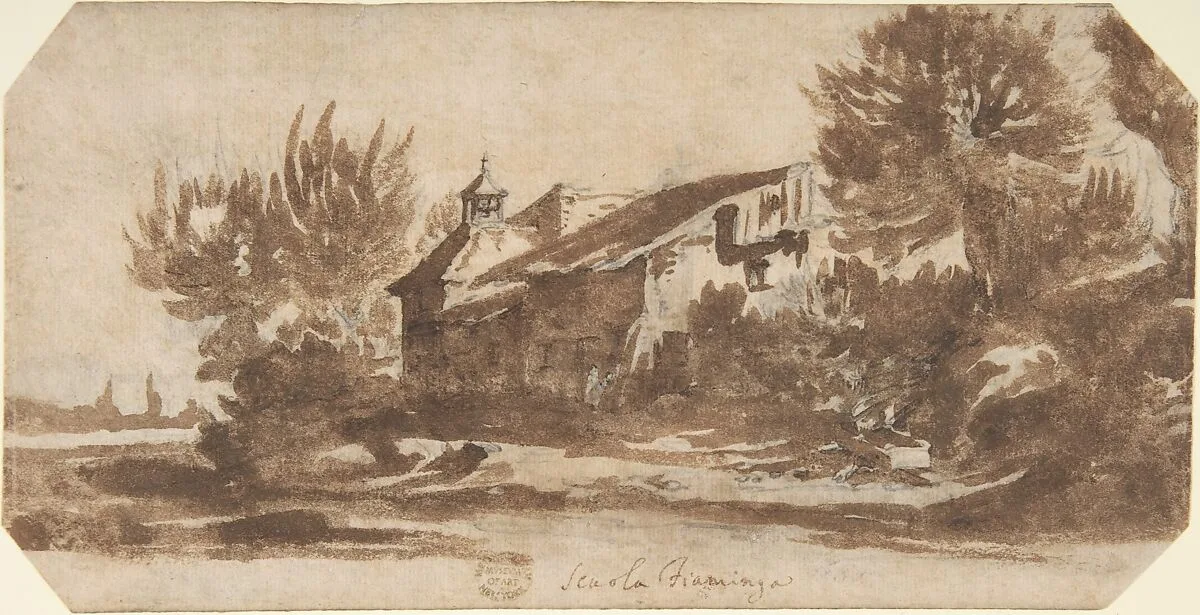 Landscape with a Country Chapel — Jacques Callot