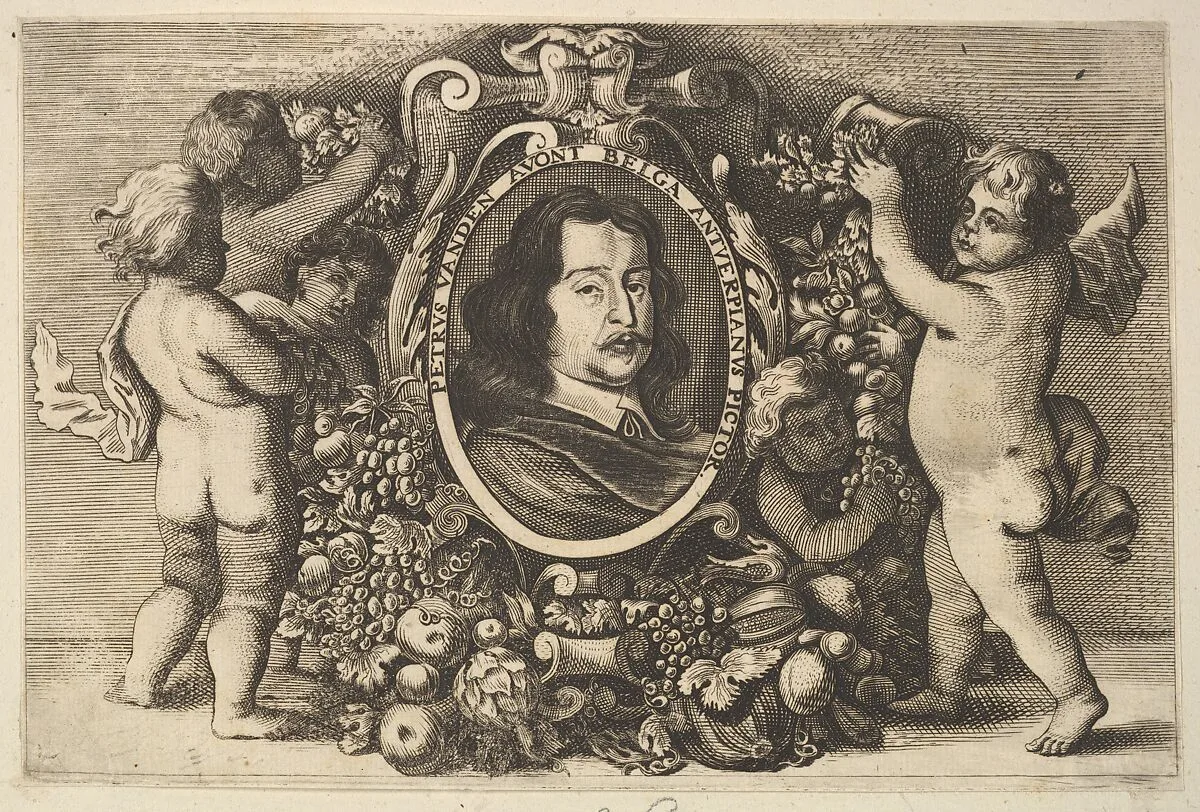 Paedopaegnion: Third Title Page (copy in reverse) — Wenceslaus Hollar|Pieter van Avont