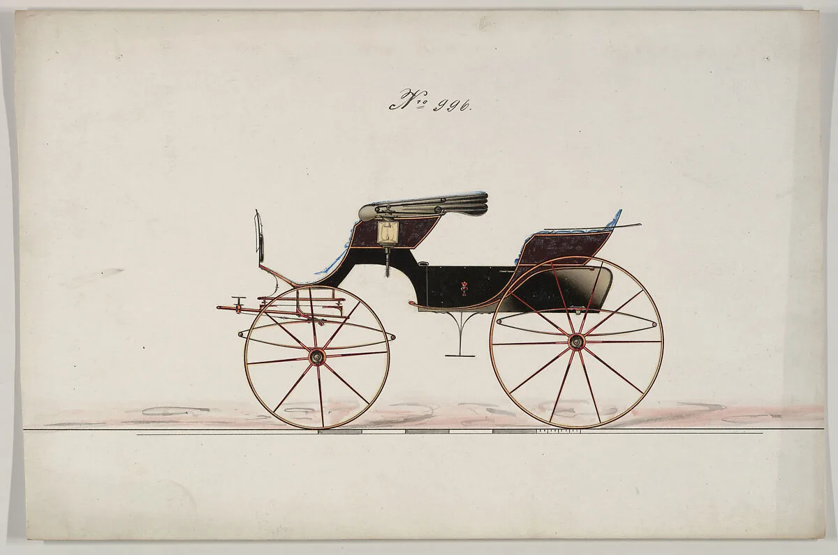 Design for Phaeton, no. 996 — Brewster & Co.