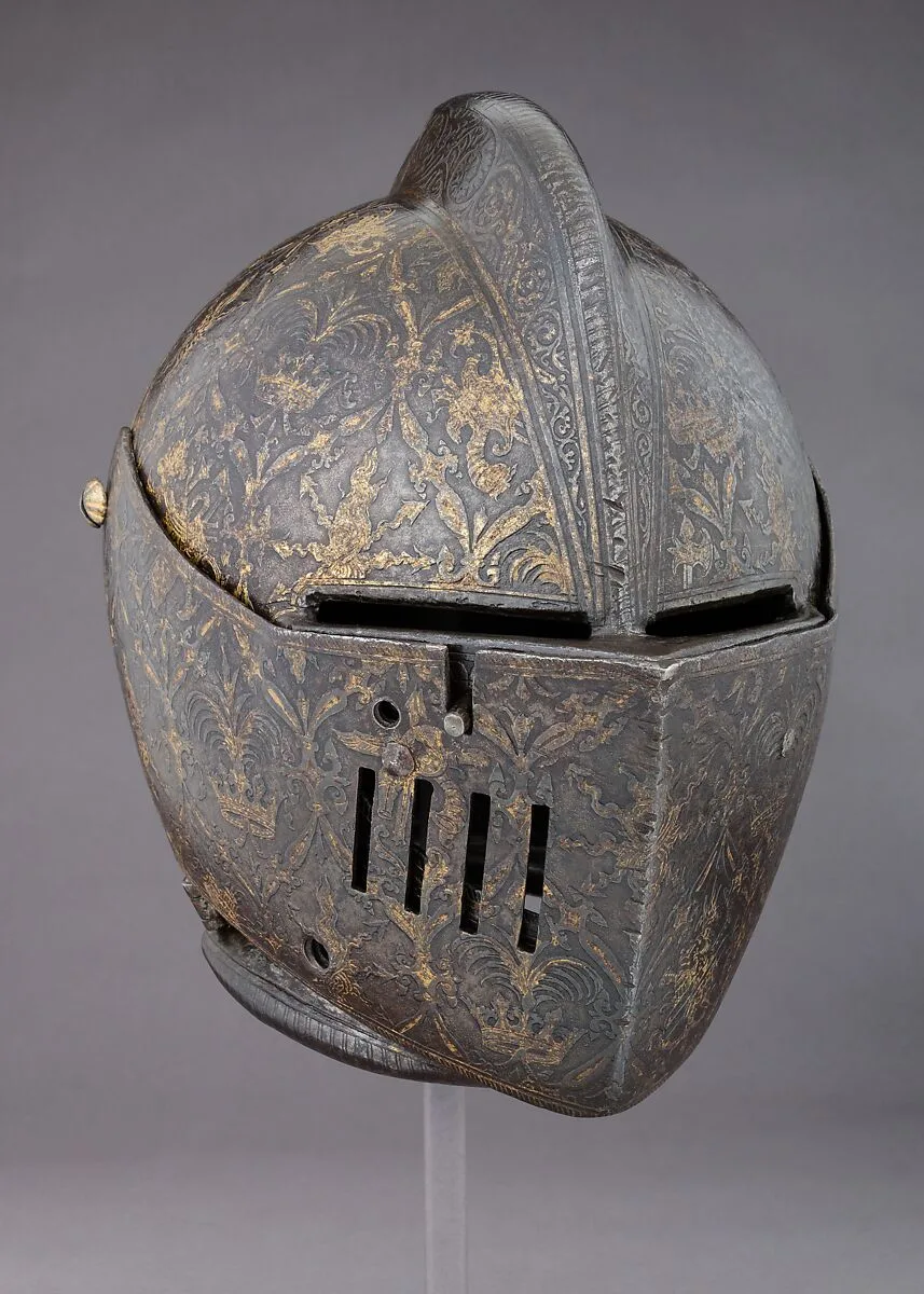 Close-Helmet for the Tournament on Foot — the Master of the Castle Mark