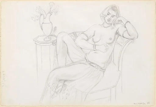 Odalisque in a Moorish Chair