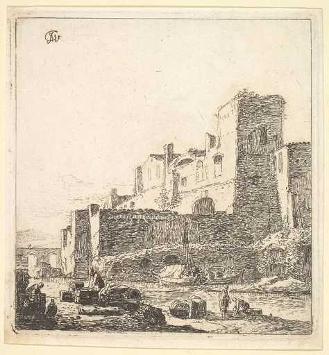 Sailors at a Riverside