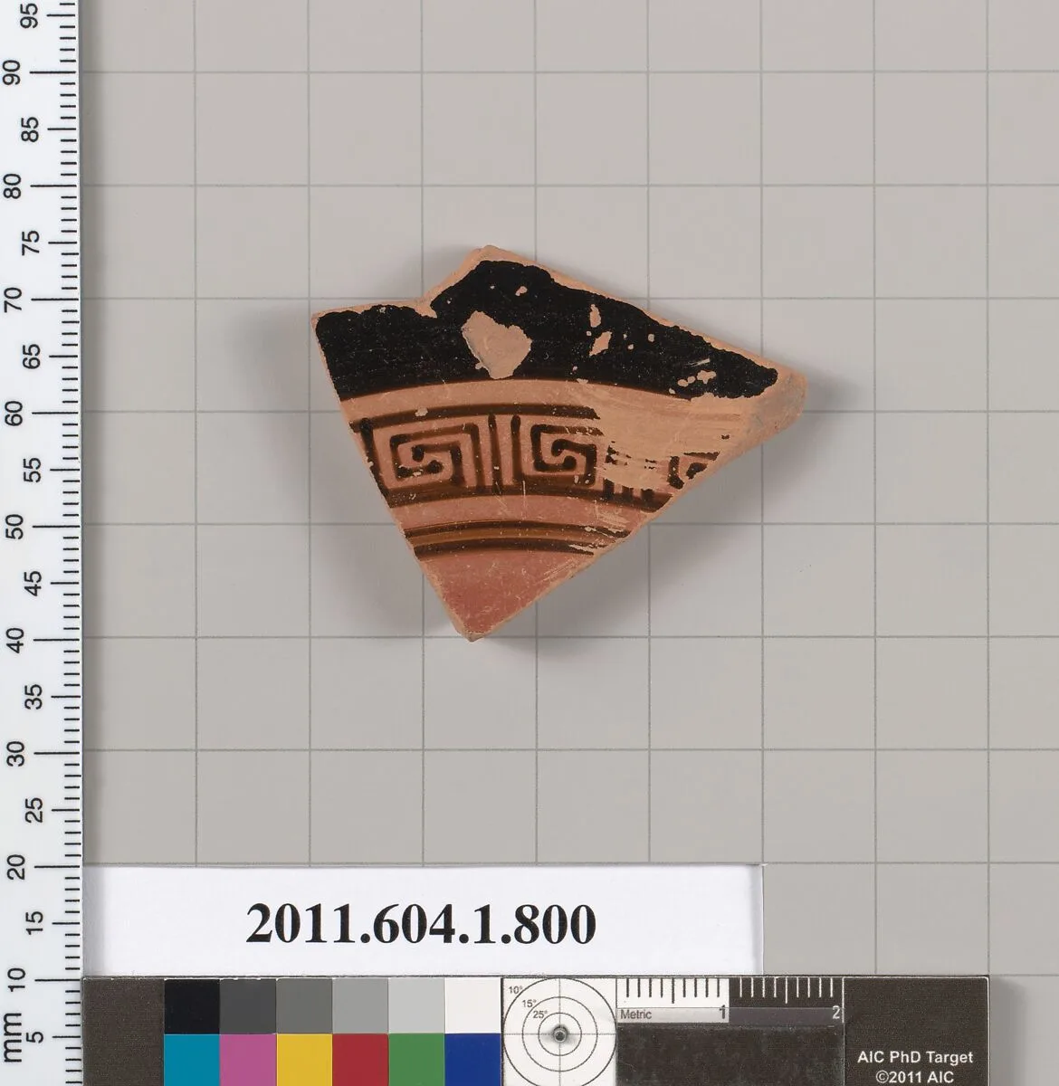 Terracotta fragment of a kylix (drinking cup) — Unknown