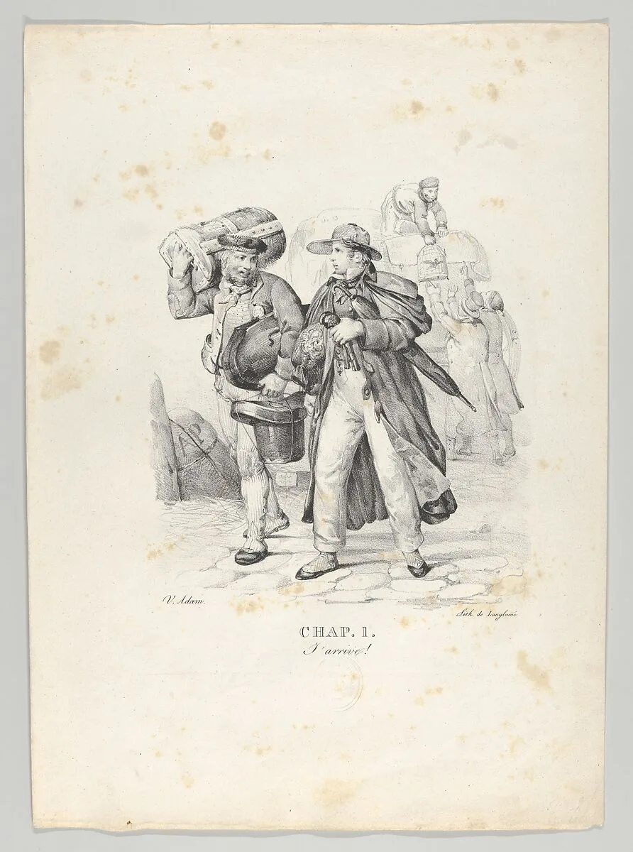 Chap. I: J'Arrive! (I Arrive!) — Sazerac and Duval|Victor Adam|Langlumé