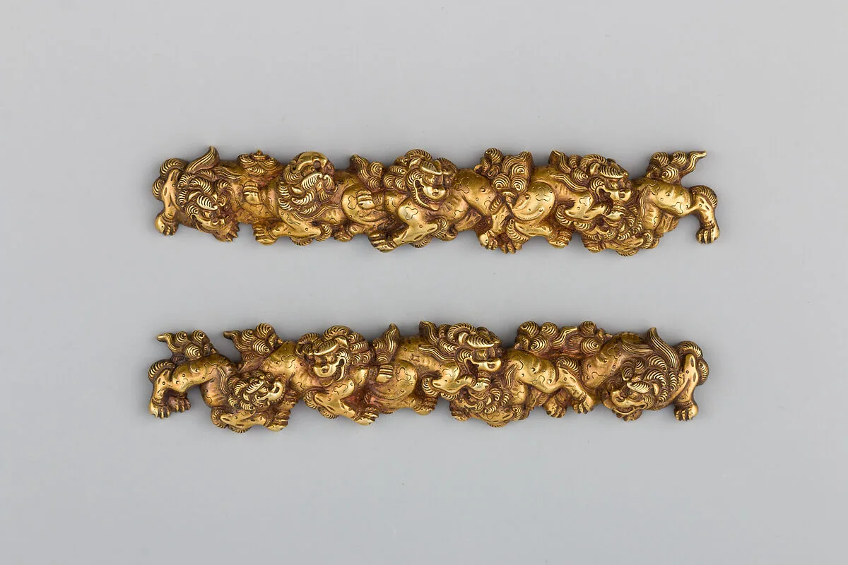 Pair of Sword-Grip Ornaments (Menuki) — Unknown