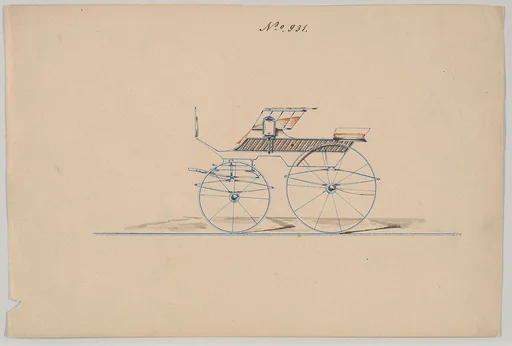 Design for 4 seat Phaeton, no top, no. 931
