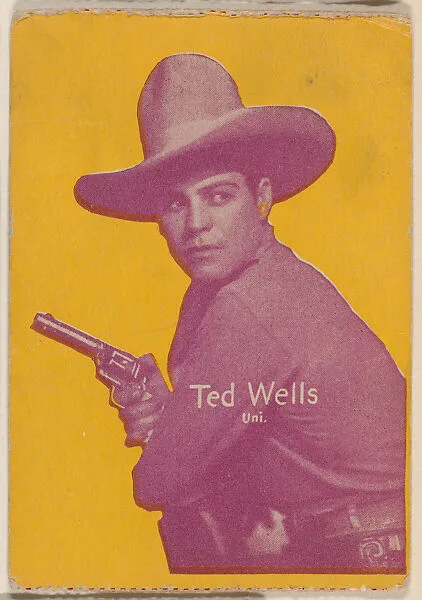 Ted Wells, Uni., from Cutout Head Strip Cards (W500) — Unknown