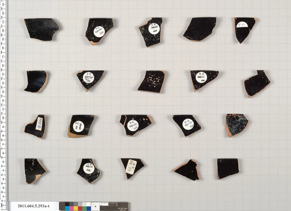 Terracotta rim fragments of kylikes (drinking cups) — Unknown