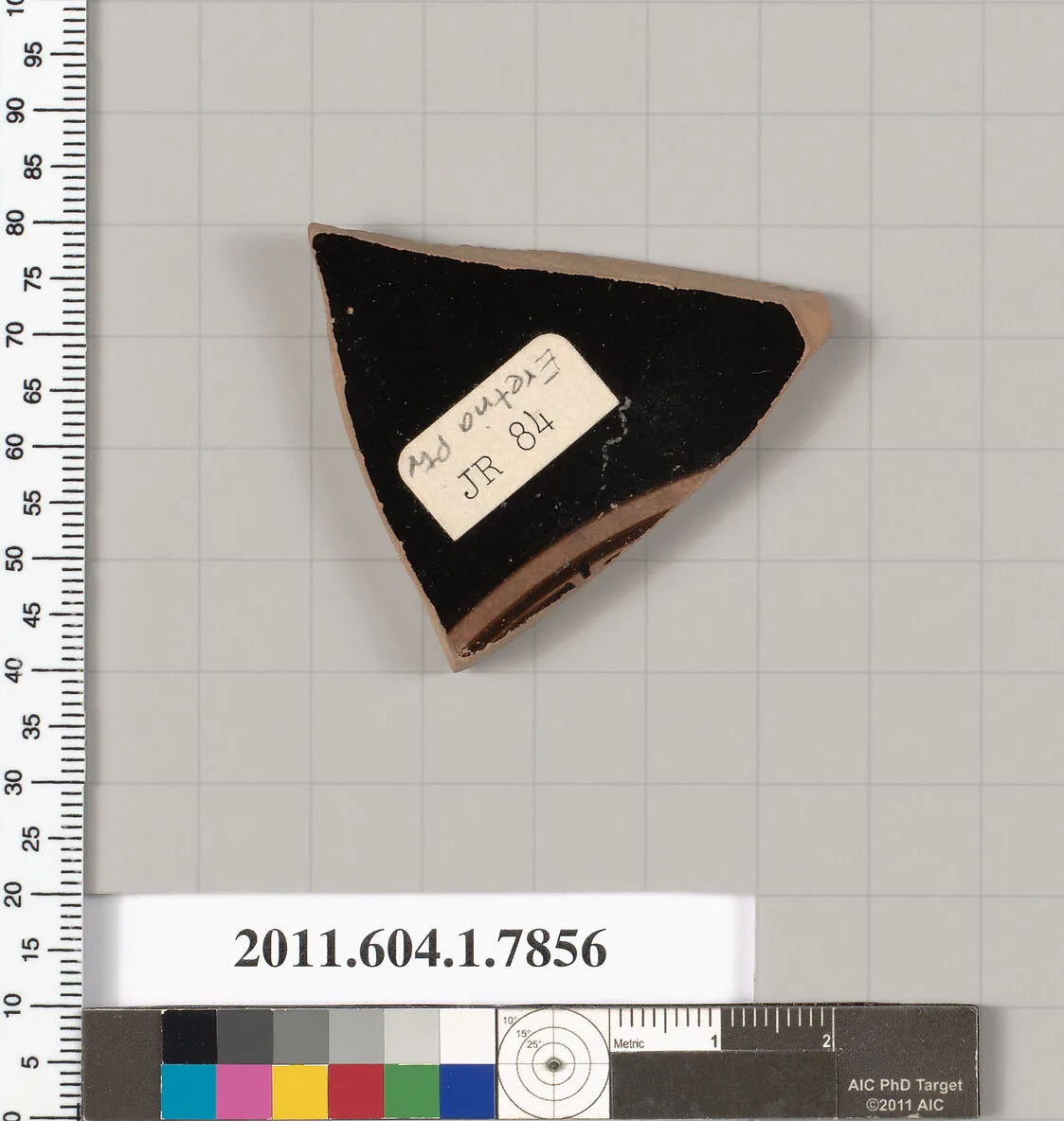 Terracotta fragment of a kylix (drinking cup) — Eretria Painter