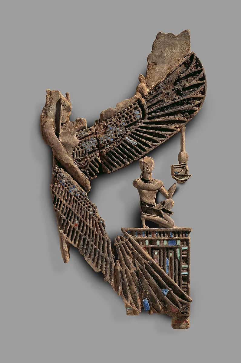 Section of panel from a naos — Unknown