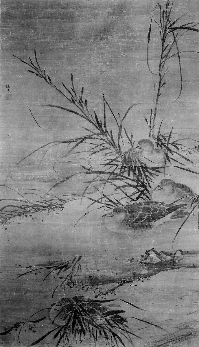 明 倣林良 蘆鴨圖 軸|Ducks and Reeds — Lin Liang