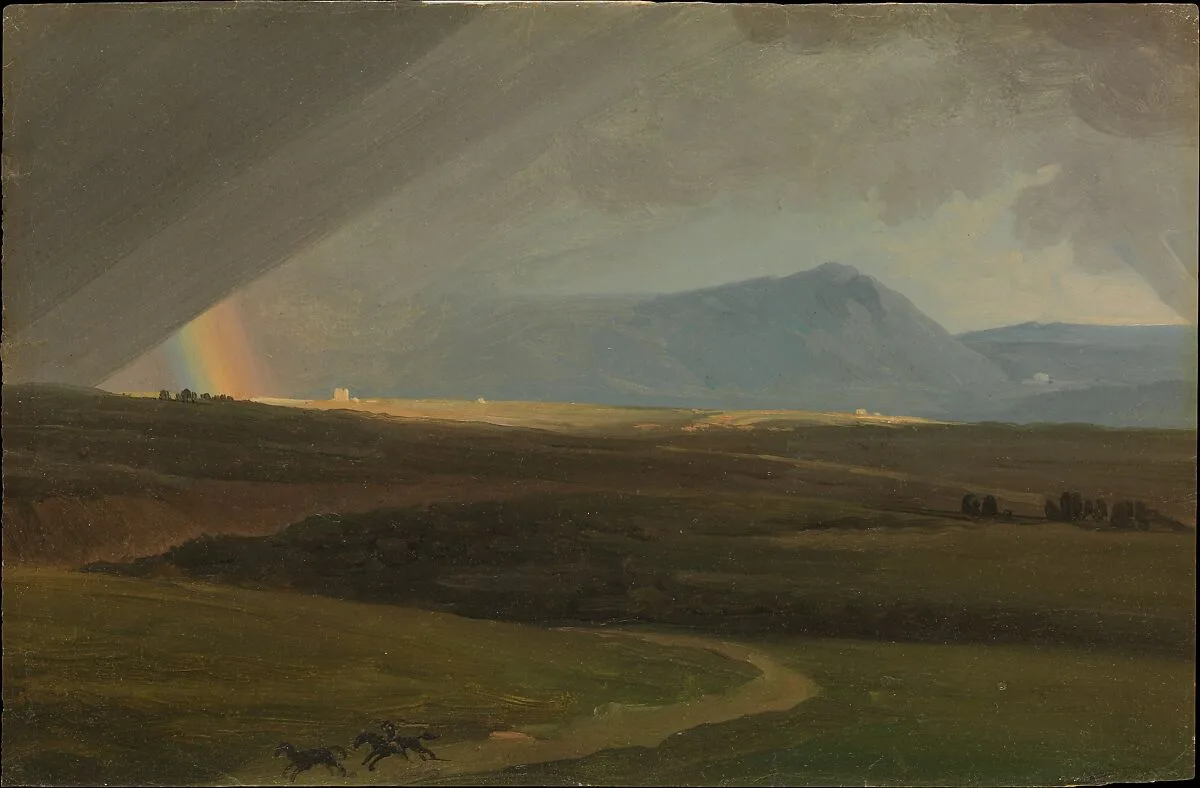 Landscape near Rome during a Storm — Simon Denis