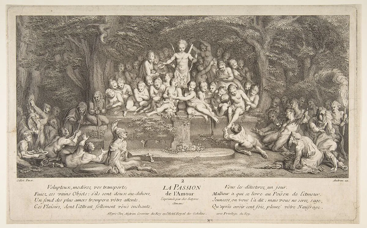 The Passion for Love — Claude Gillot|Jean Audran