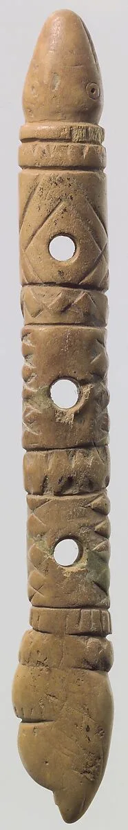 Horse bit cheekpiece in form of a snake's head — Unknown