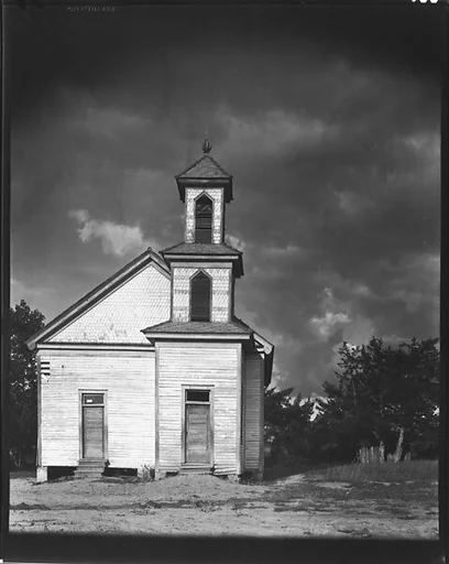[Wooden Church or Schoolhouse, Alabama]