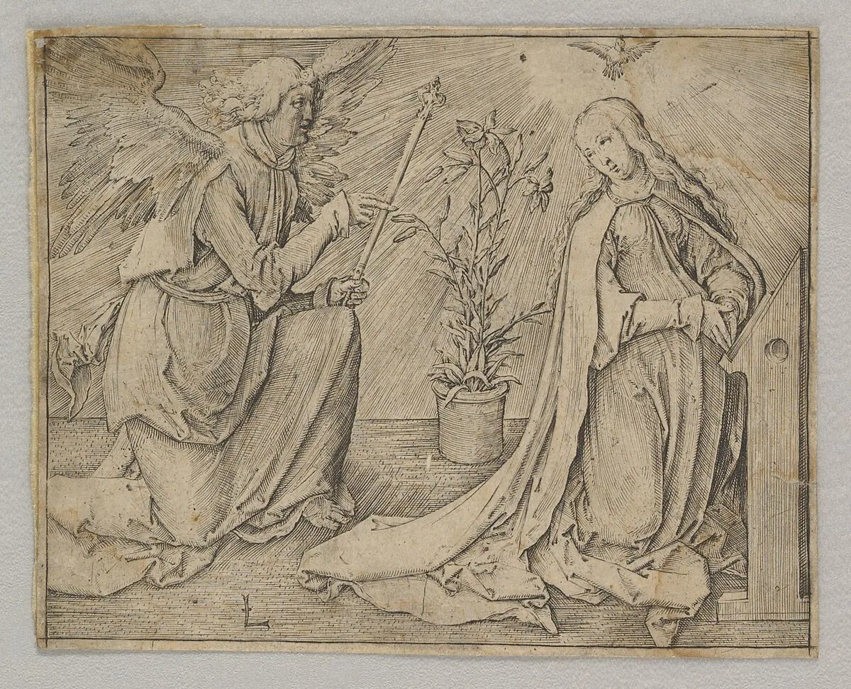The Annunciation — Lucas van Leyden